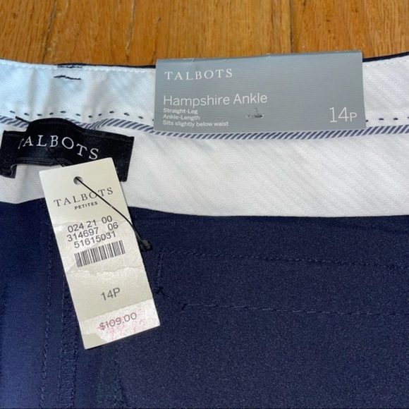 NWT Talbots Hampshire ankle pants - Picture 5 of 8
